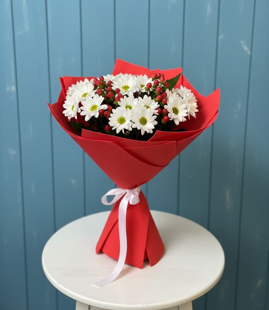 Букет цветов из: Хризантемы в Залари