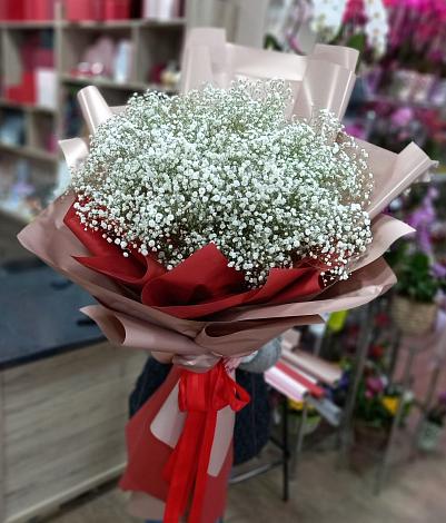 Букет цветов из: Гипсофила в Залари