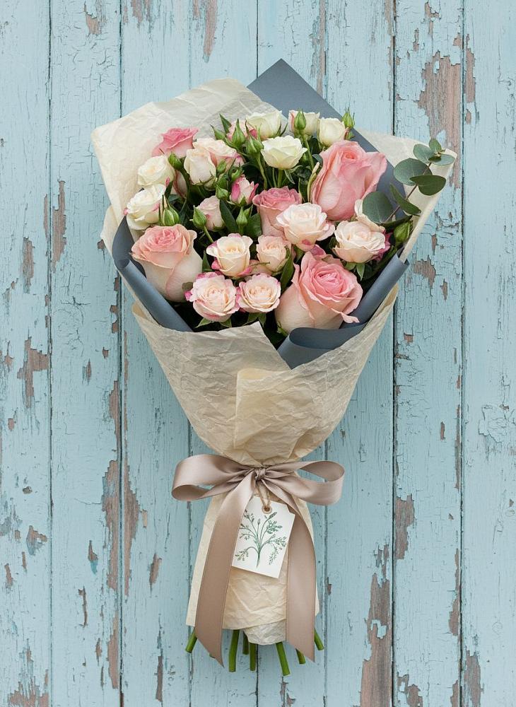 Букет цветов из: Розы в Залари