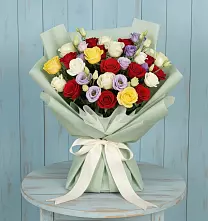 Букет цветов из:  Розы в Залари
