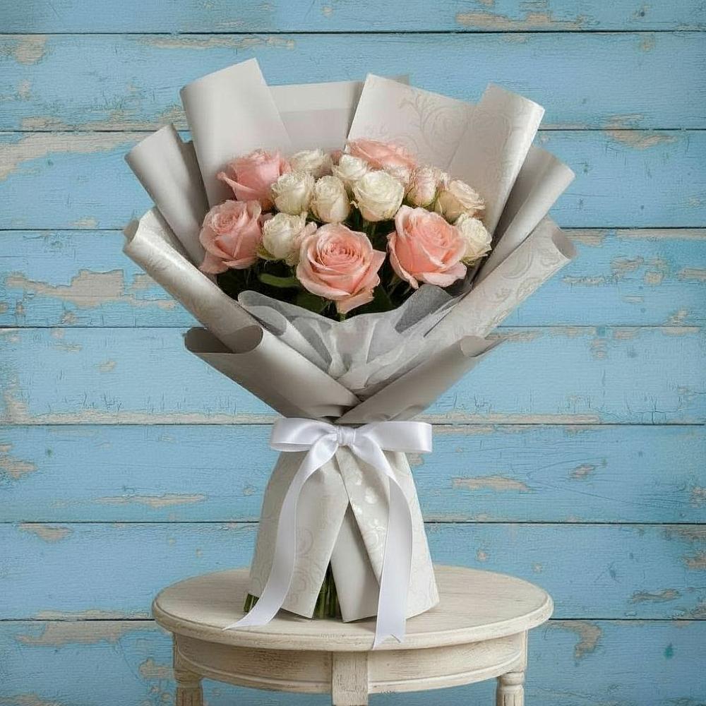 Букет цветов из: Розы в Залари