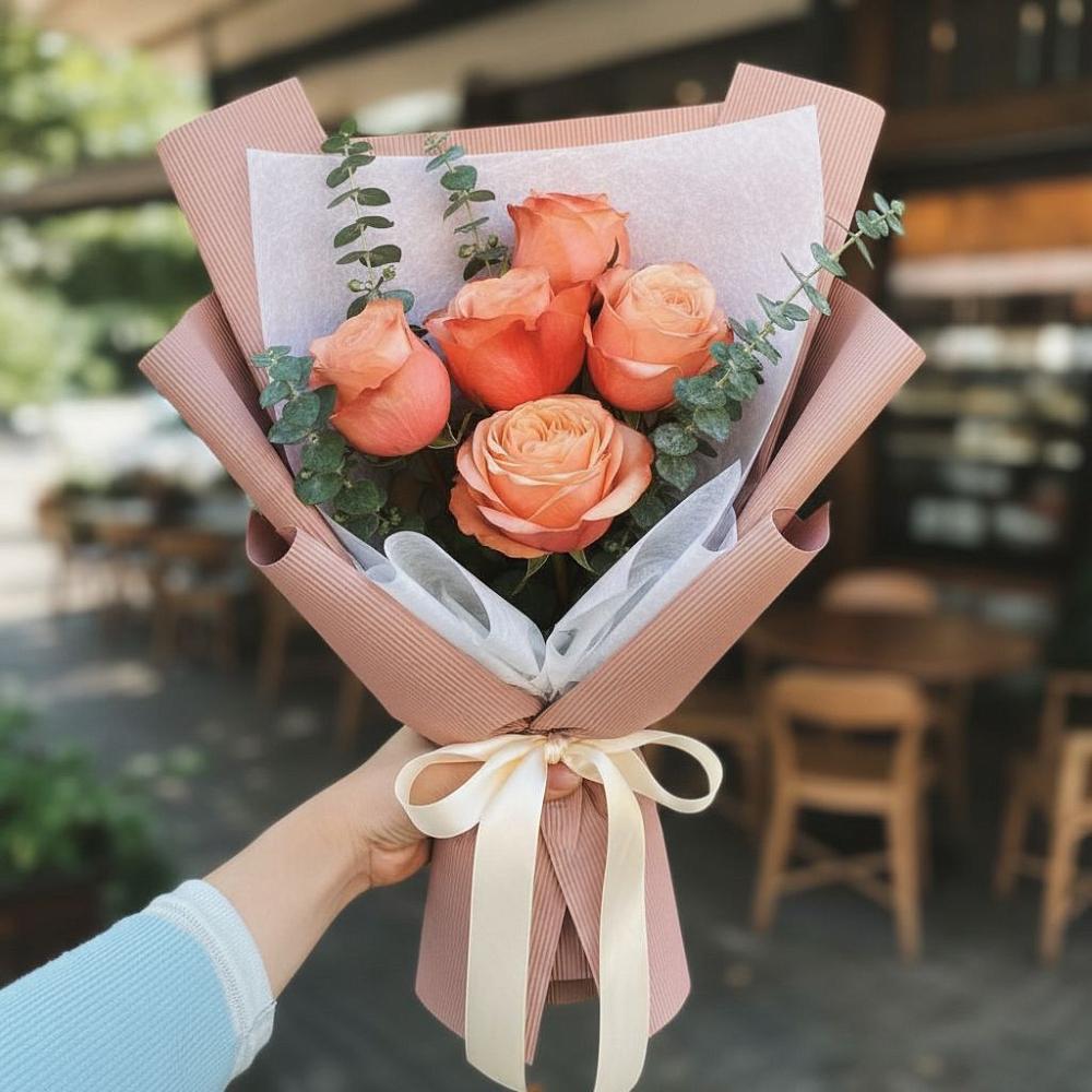 Букет цветов из: Розы в Залари