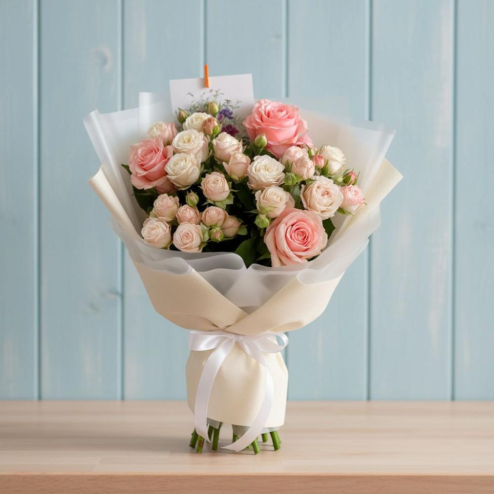 Букет цветов из: Розы в Залари