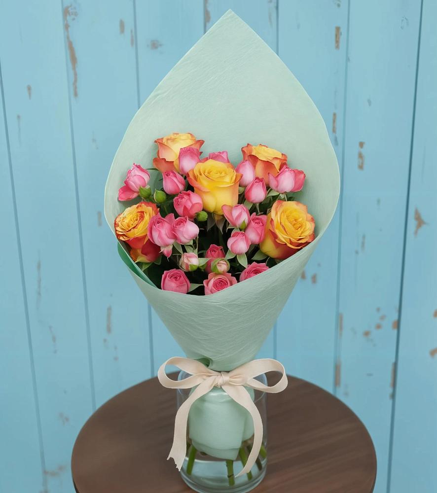 Букет цветов из: Розы в Залари