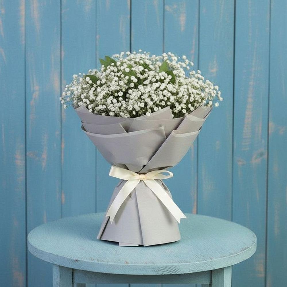 Букет цветов из: Гипсофила в Залари