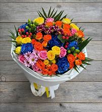 Букет цветов из:  Розы и Хризантемы в Залари