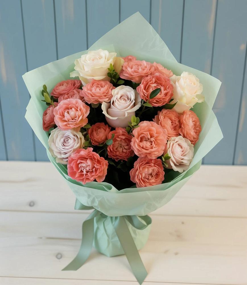 Букет цветов из: Розы в Залари