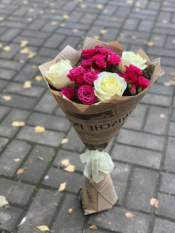 Букет цветов из: Розы в Залари