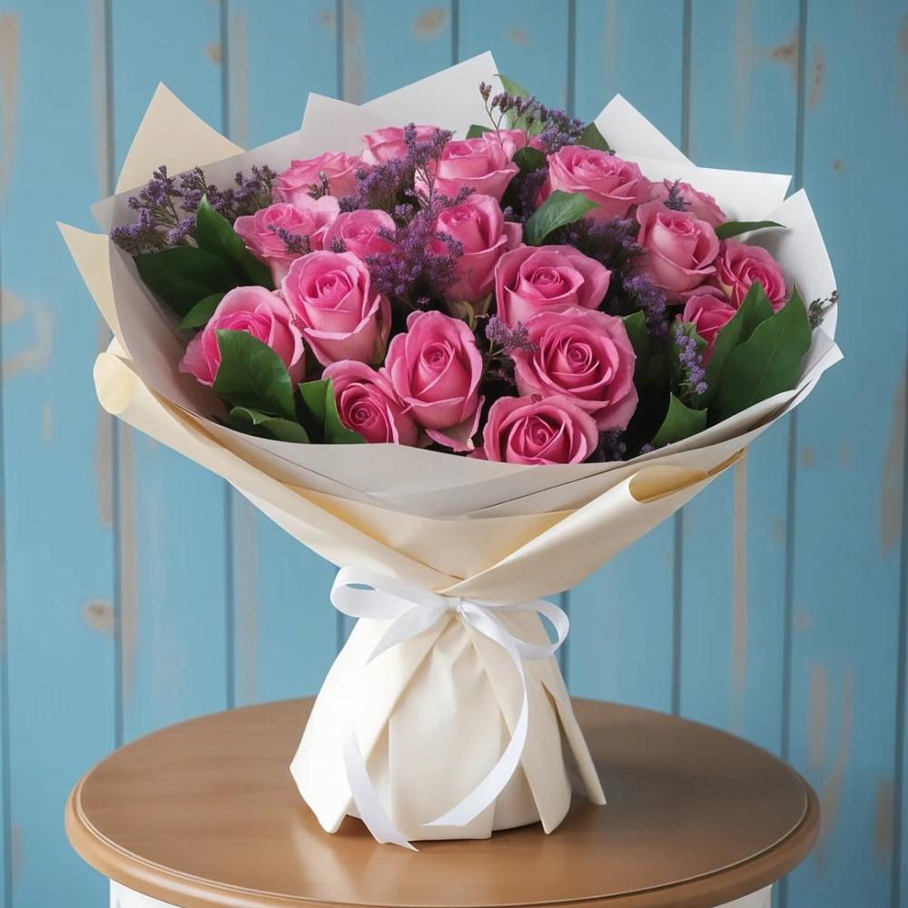 Букет цветов из: Розы в Залари