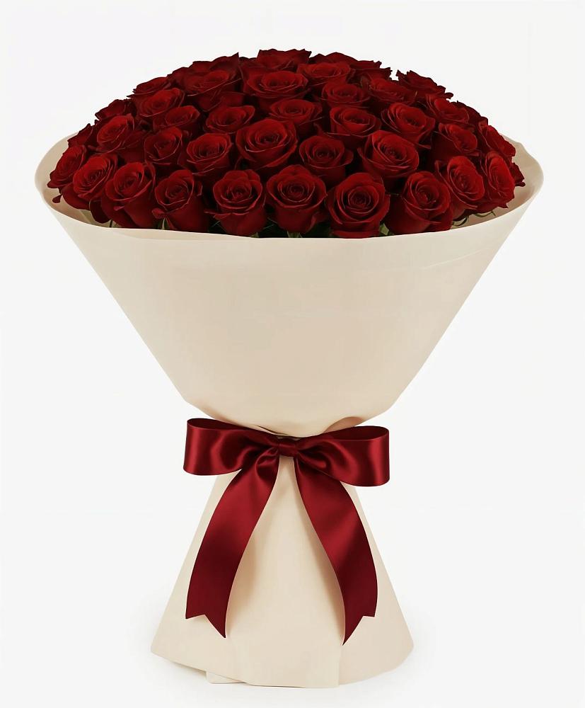 Букет 101 Бордовая роза Блэк Бакарра в Залари