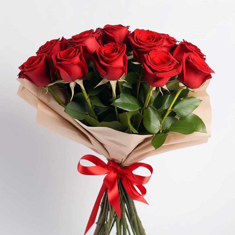 Букет 11 Красных роз Эдлесс Лав в Залари